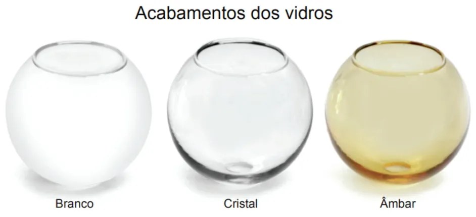 Abajur Freedon Esfera Alça 08X13X33Cm Globo Ø10Cm 1Xled 0,5W 3000K - O... (PRETO, FOSCO (Branco), 110V)
