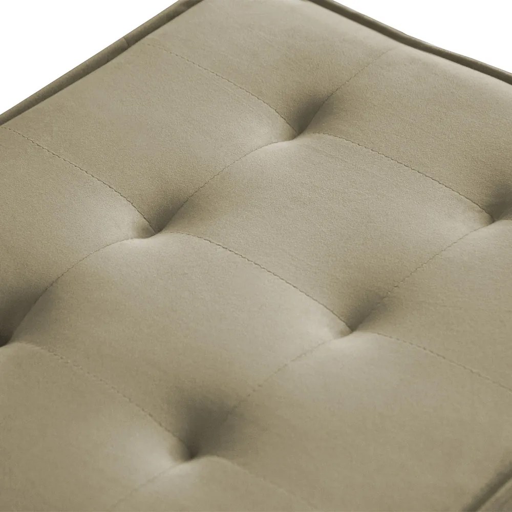 Puff Decorativo Coímbra 60x80 Suede Nude