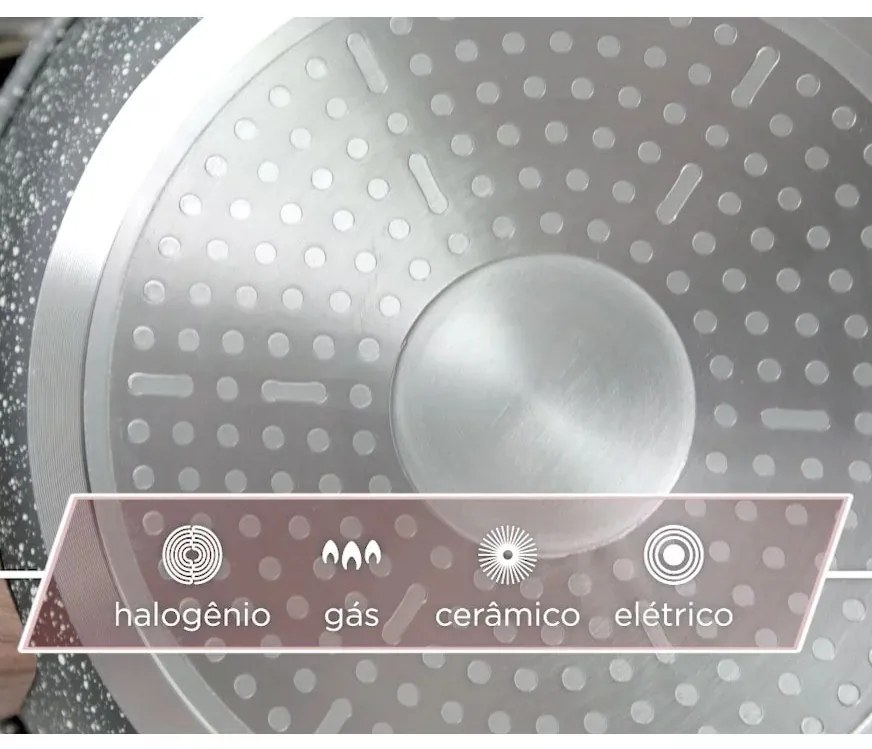 Frigideira Titânio Black 24cm