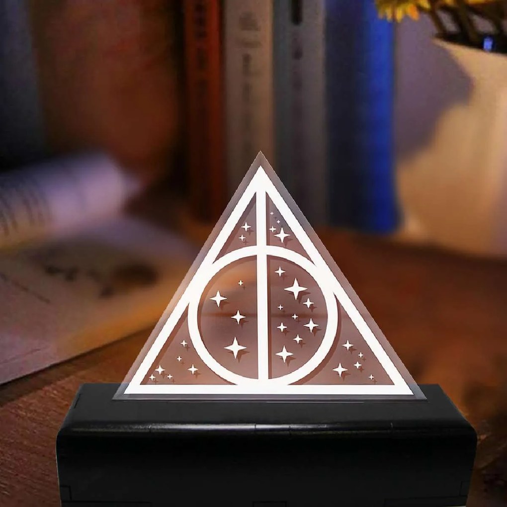 Luminária em Acrílico Relíquias da Morte