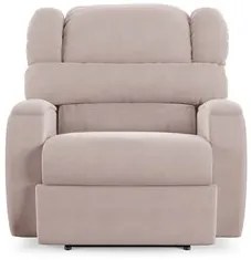 Poltrona do Papai Reclinável Kalie Power Touch Massagem FH9 Veludo Ros