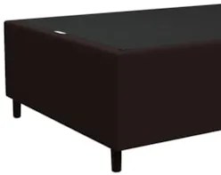 Base para Cama Box Solteiro 88x188cm Hit Z04 Sintético Marrom - Mpozen