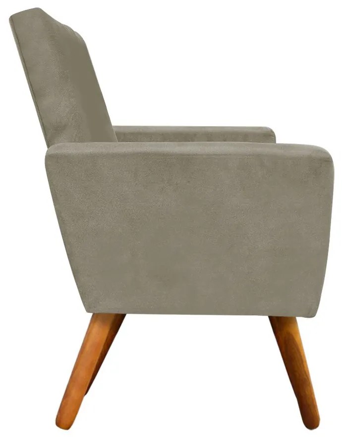 NAMORADEIRA NINA SUEDE PES PALITO CASTAN - Marrom Rato