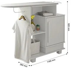 Tabua de Passar Roupas Havai Branco - RV Móveis