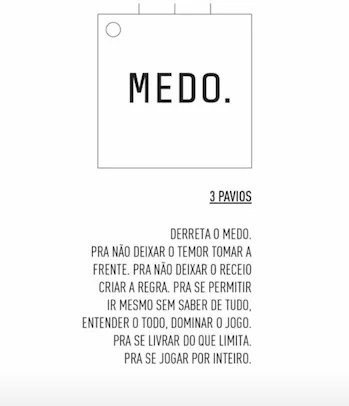 Vela Palavra - Medo  Medo