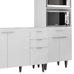 Armário de Cozinha CP02 Para Pia 120cm Pérola Z34 Branco - Mpozenato