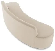 Sofá 3 Lugares para Sala de Estar Living 210cm Koane D06 Veludo Creme