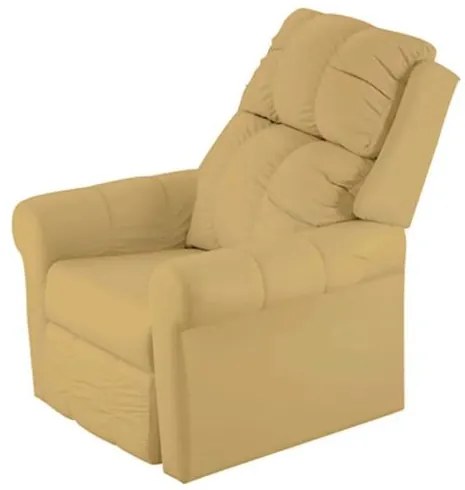 Poltrona Reclinavel Amalfi MH 3601 Courino Areia Clara - 55623 Sun House