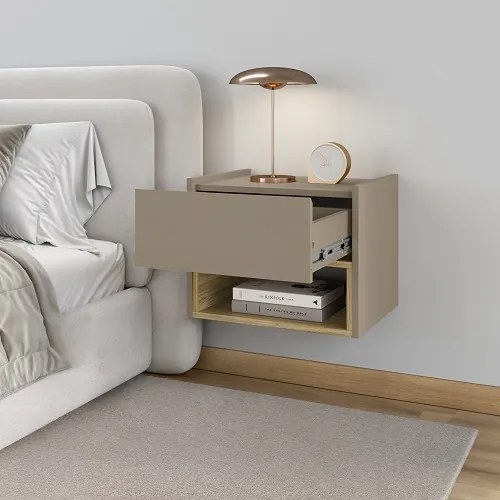 Mesa De Cabeceira Florença Fendi/Hannover - Casa D Móveis