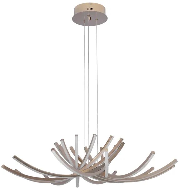 Pendente Led Metal Dourado 122W 9516Lm 3000K Stark