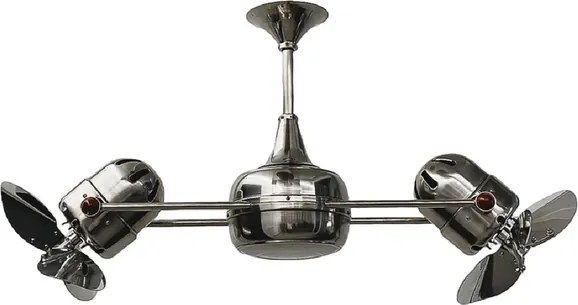 Ventilador De Teto Aco Inox 220V Duplo Dinamico