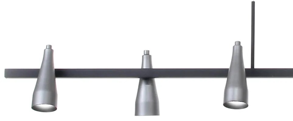 Pendente Eris 25X12,5X120Cm Metal Alumínio 6Xmr11 - Old Artisan Pd-584... (LUNA / DENIM)