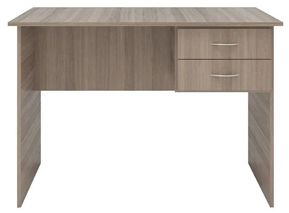Mesa Escrivaninha Escritório Home 2 Gavetas Marrom Montana