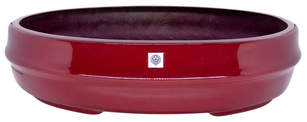 Vaso Bacia Decorativo Osaka Vermelho Lira G 16x65x52 cm - D'Rossi