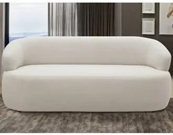Sofá 2 Lugares Living Orgânico Sala de Estar 140cm Conka F05 Boucle Of