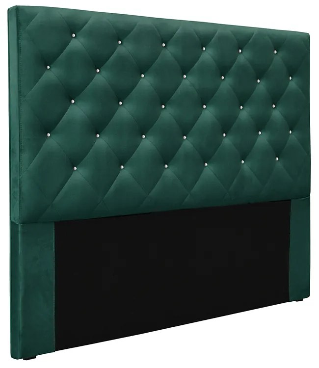Cabeceira Cama Box King 195 cm Tania Veludo S04 - D'Rossi - Verde