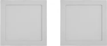 Kit 2 Plafons Led Embutir Quadrado 18W Yamamura