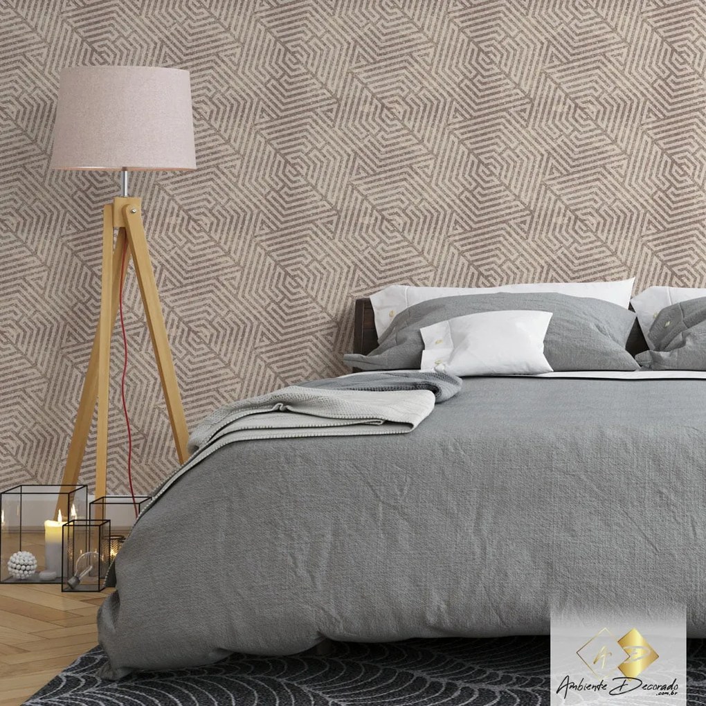 Papel de Parede Hex Terra 0.52m x 3.00m