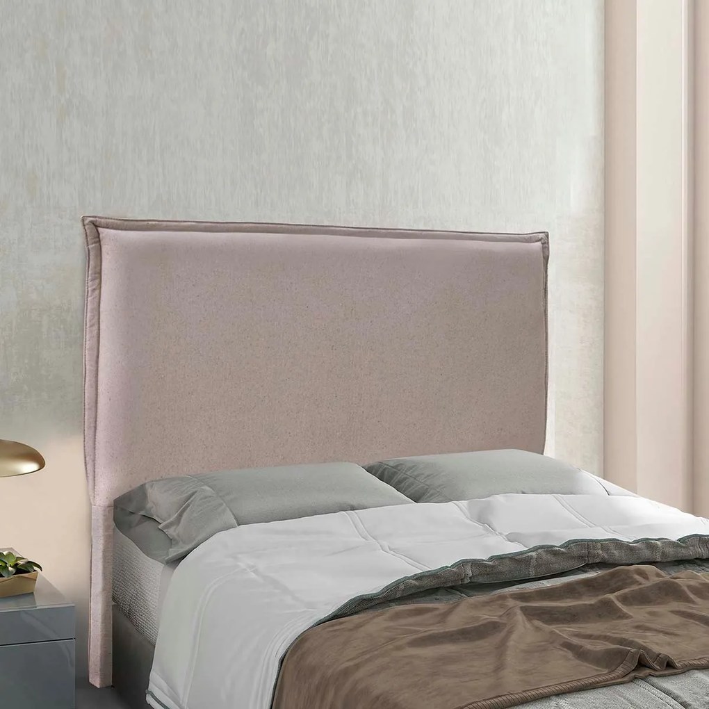 Cabeceira Estofada Nápoles 140cm Casal Linho - ADJ Decor