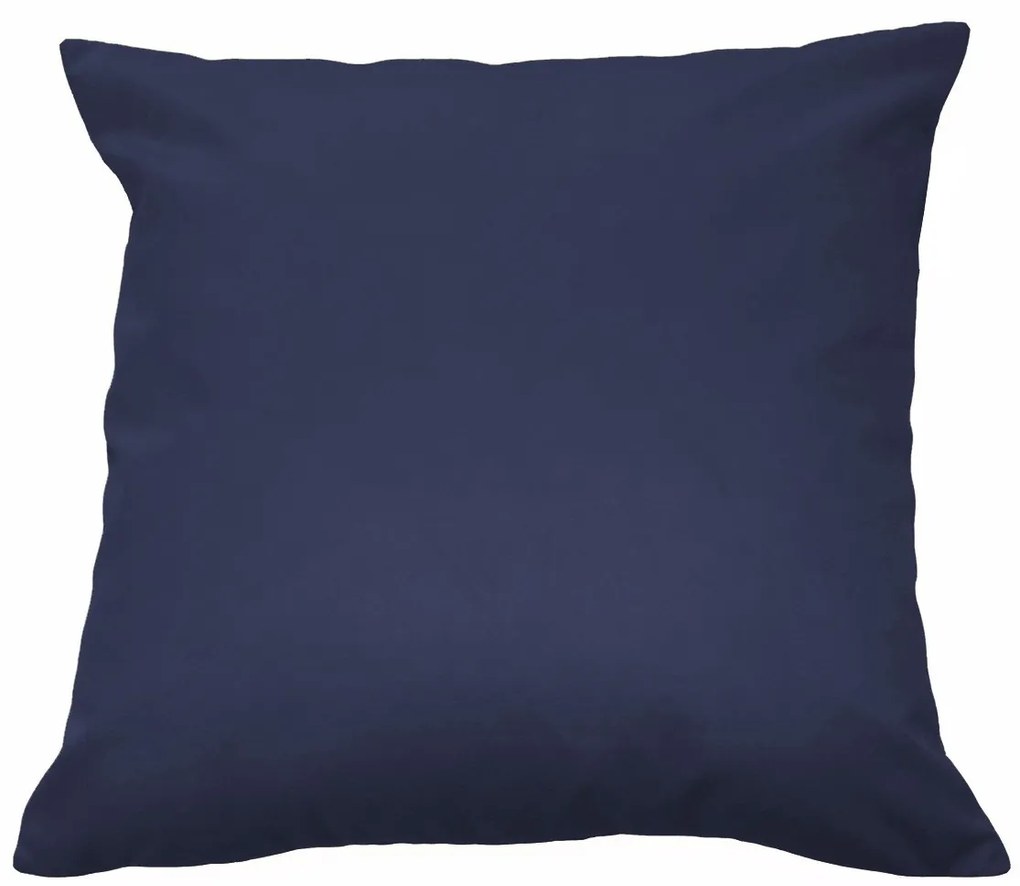 Almofada Decorativa 50x50 Tecido Suede Azul Marinho