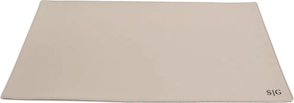 Desk/Mouse Pad Retangular Sottile Casa em Couro PU Gelo - P P