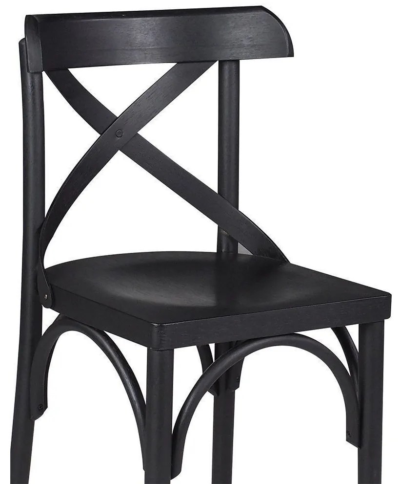 Kit 2 Cadeiras Decorativas Crift Preto G54 - Gran Belo