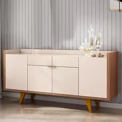Cristaleira Adega Órfeo e Buffet Sinfonia H01 Off White/Cinamomo - Mpo