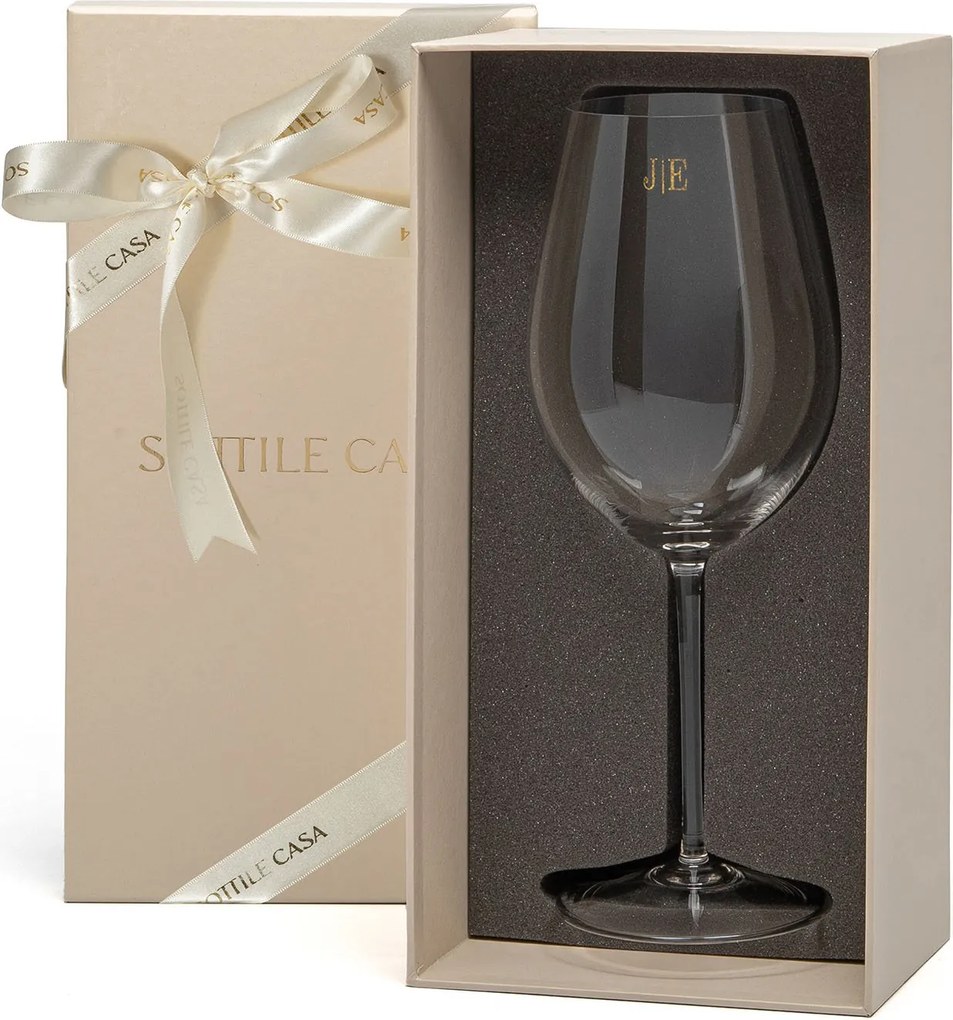 Taça de Cristal P/ Vinho Bordeaux Grand Cru II 850ml c/ Caixa de Presente- Incolor  Incolor