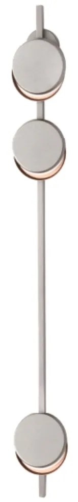 Arandela Eclipse Linear Assimetrico 07X14X120Cm Discos Metal Aluminio... (HONEY, 110V)