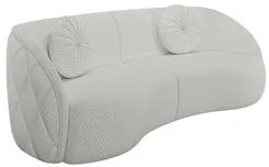 Sofá Decorativo 4 Lugares 318cm com Almofadas e Poltrona Zion M22 Linh