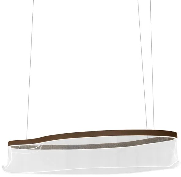 Pendente Led Metal E Aluminio Cafe 50W 3000K Organic