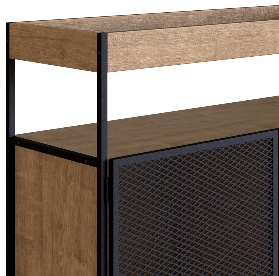 Buffet Bar New Vermont e Preto 100 cm - D'Rossi