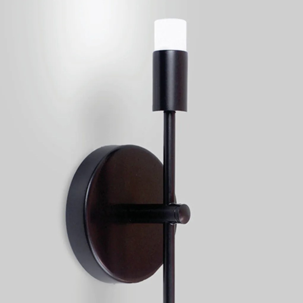Arandela Cross Simples 37,7X11X7,3Cm Led 5W - Usina 19743/1 (BT - Branco Texturizado, 3000k, 110v)