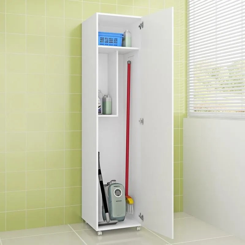 Armário para Lavanderia Multifuncional Branco AM3100