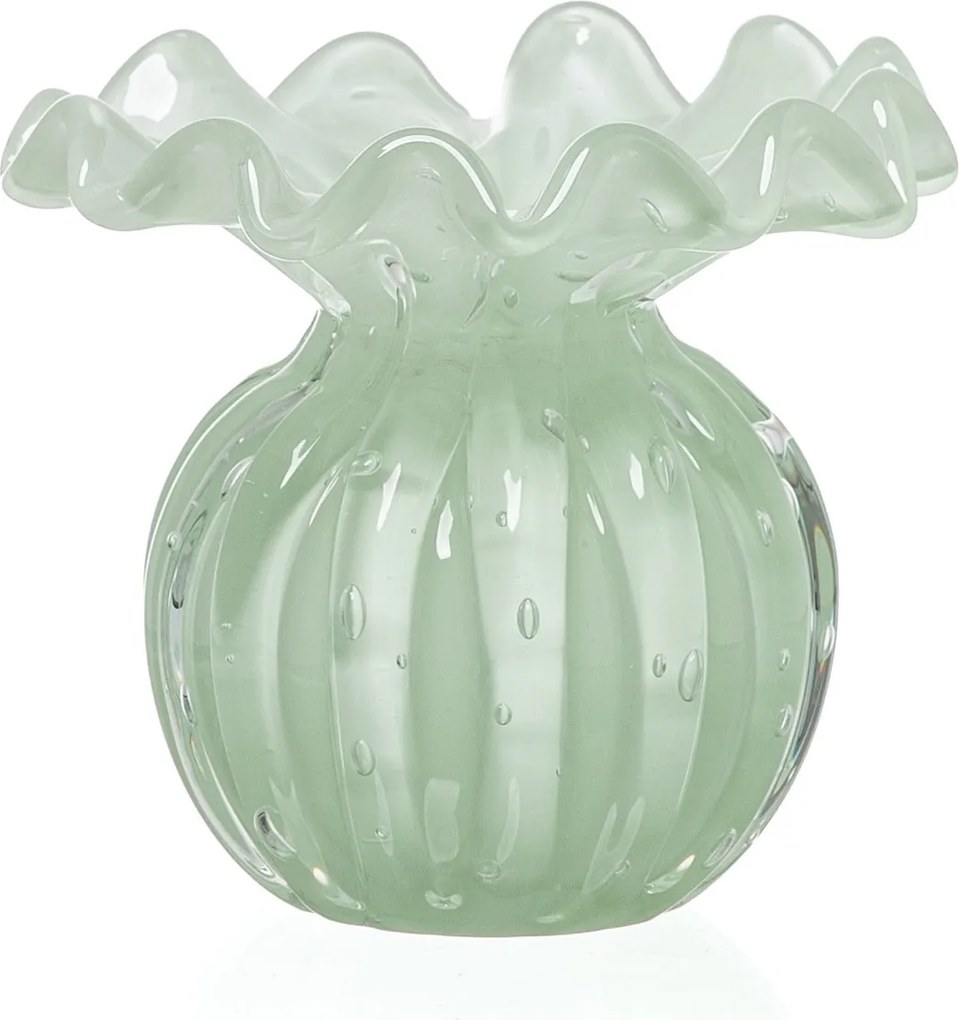 Vaso Murano Trouxinha Battlo PP - Pistache  Pistache