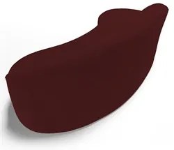 Sofá Living  3 Lugares 260cm Braço Direito Mozart D06 Veludo Vermelho