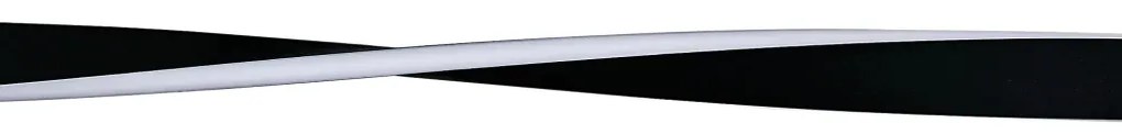 Pendente Fita Linear 100X4Cm Led 24W 3000K Bivolt Preto - Usina Import...