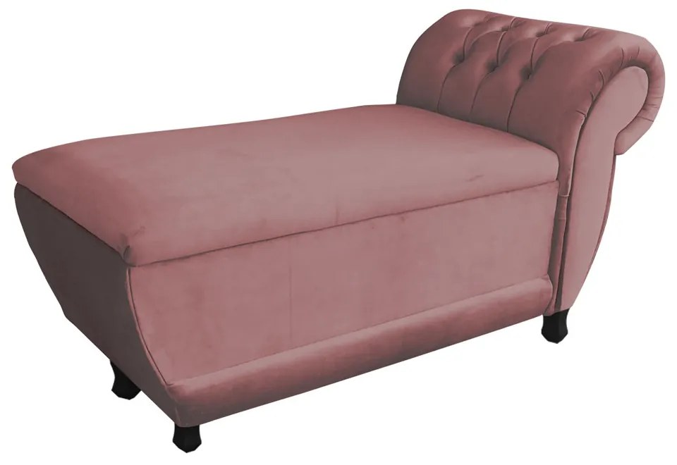 Recamier Goya Veludo M11- D'Rossi - Rose
