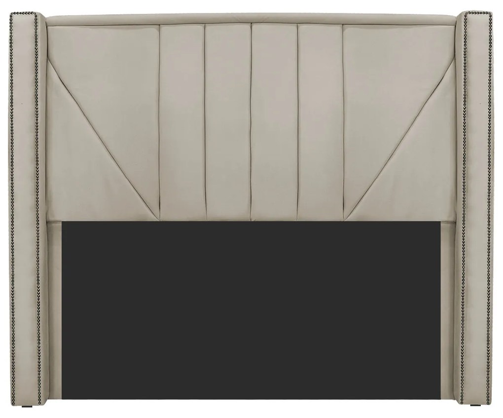 Cabeceira Casal Minsk P02 140 cm para cama Box Suede - ADJ Decor
