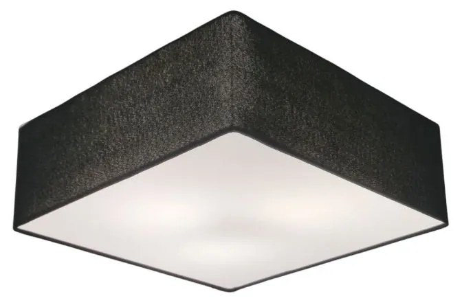 Plafon de Sobrepor Quadrado SP-3000 Cúpula Cor Preto
