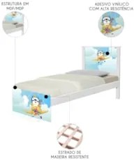 Cama Solteiro Infantil Para Colchão 188x88cm Aviador K06 - Mpozenato