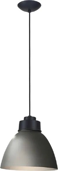 Pendente Aluminio 25Cm New Industrial - GRAFITE