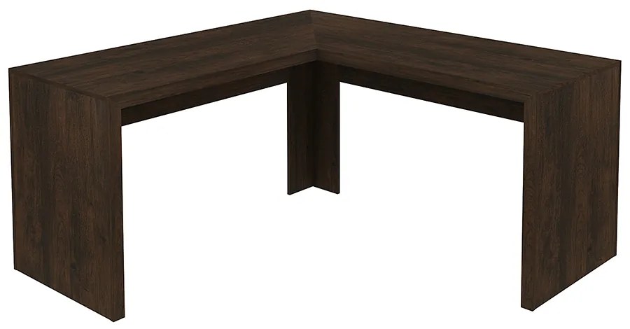 Mesa Angular para Escritório Home Office ME4116 MDP Rustico G69 - Gran Belo