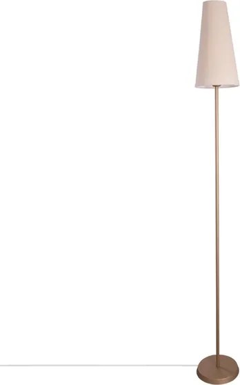 Luminaria De Piso Aluminio Dourado 180Cm Thomas Cup