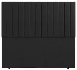 Cabeceira Cama Box Queen 160cm Estofada Plutus Sintético Preto Z04 - M
