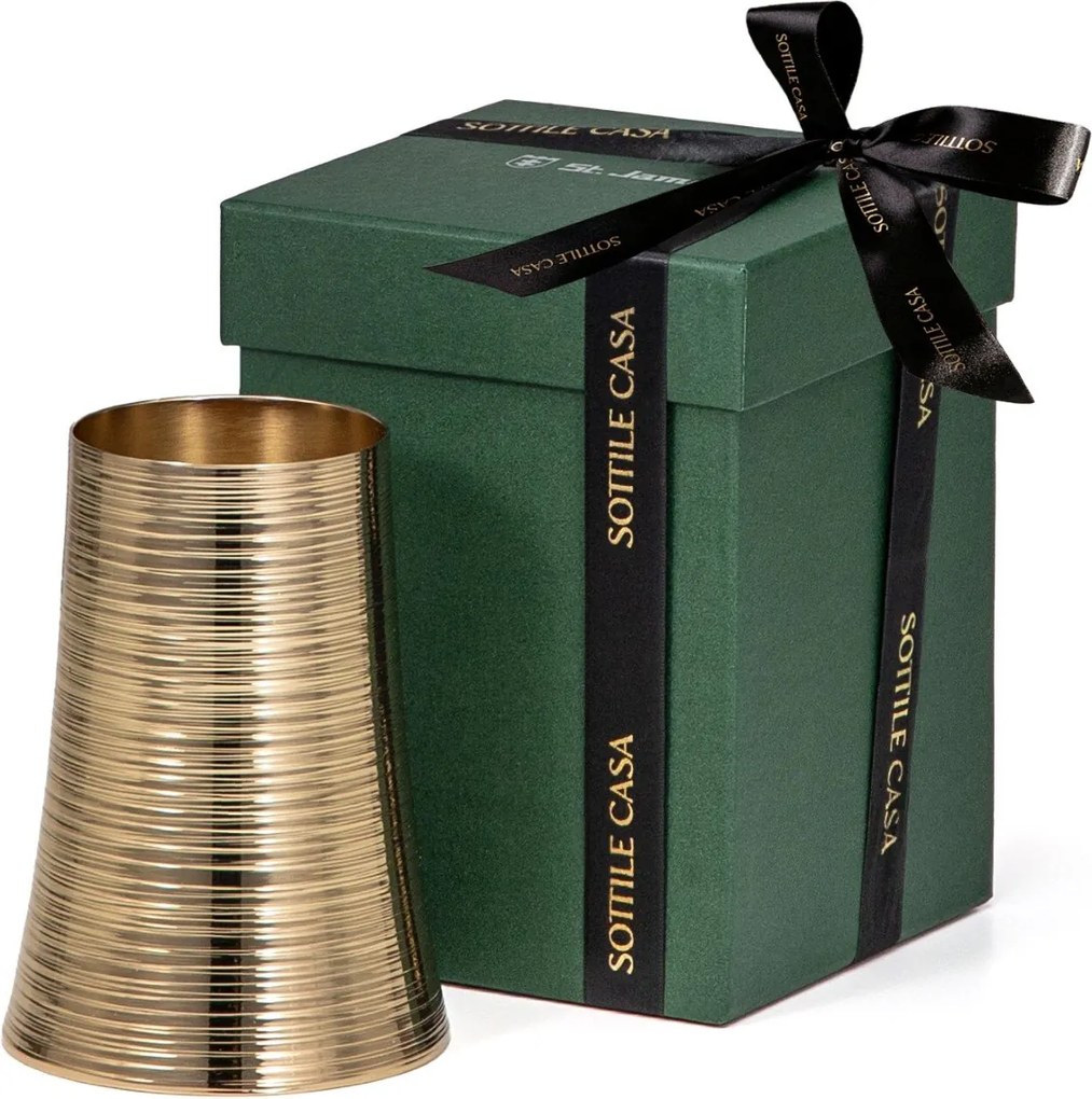 Vaso Spin Ouro 24k St. James Baixo