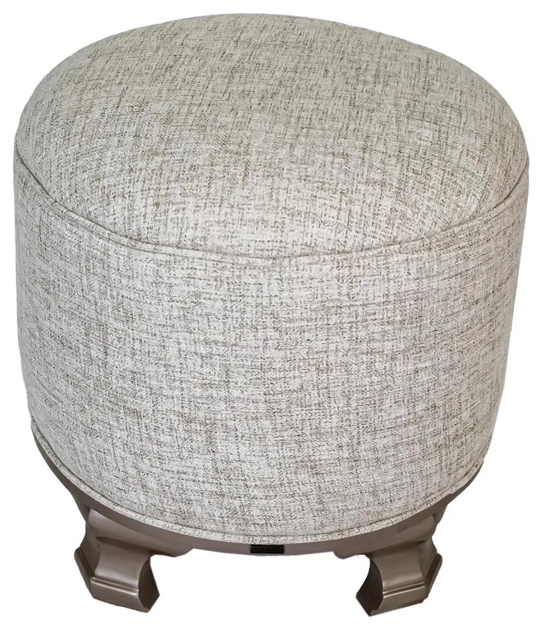 Puff Clássico Redondo Chic - Fendi Lumière Kleiner