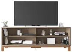Rack Bancada Para TV 65 Pol 180cm Lucca Areia/Freijó C01 - Mpozenato