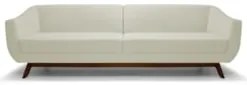 Sofá 4 Lugares 260cm Sala Atenas C26 Sintético Bege   - Domi