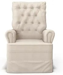 Kit 02 Poltronas de Amamentação e Descanso Com Balanço Laís G05 Linho